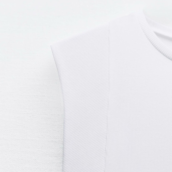 NWT ZARA RIBBED MIDI DRESS - Picture 8 of 8